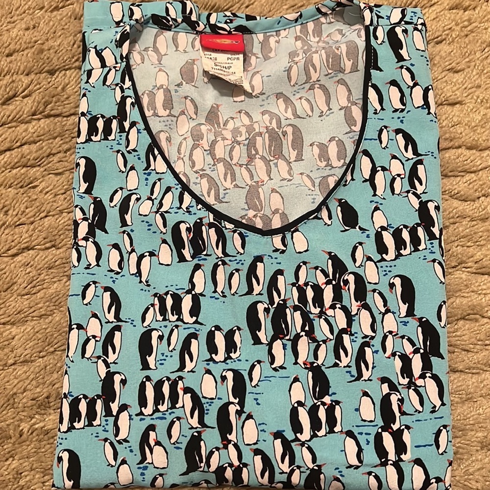 Dickies penguin scrub top